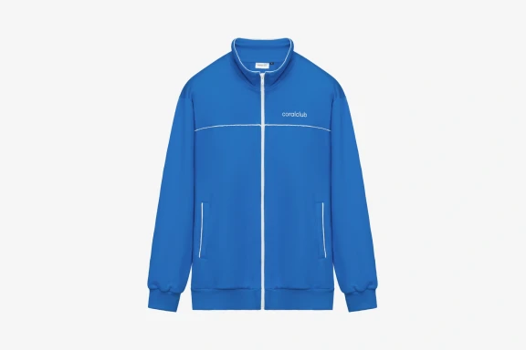 Hoodie Zip Long Dark Blue